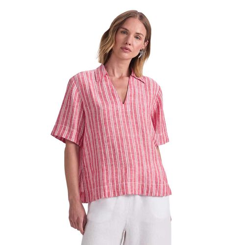 Sportscraft Ashley Linen  Popover shirt